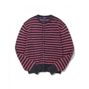 매장정품 PENFIELD 워시드 스테이트 크루넥 가디건 챠콜_FS2NJ40U