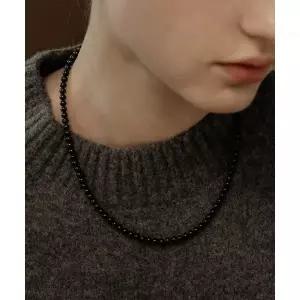 매장정품 HAS HON013 Black Onyx Necklace