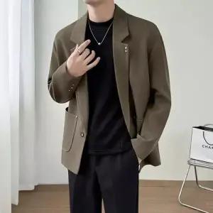 키체샵 남성 가을 정장 자켓 칼라 블레이저 코트 HO3