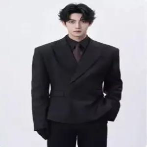 키체샵 빨강 남친 가을 정장 자켓 속 패드 양복 패션 HO3