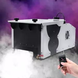 TCFUNDY 안개 기계 로우 레이어링 500W 스모크 스테 제조기 8000CFM 할로윈 웨딩 파티 효과를 위한 원격 및