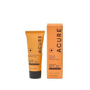 Acure 진지하게 케어시키는 SPF 30일 크림 30이 함유된 페이스 모이스처라이저 안티에이징 케어 자외선 수분 공급 니아신아마이드가 및 남성용 데일리 페이셜 비건 1.7파운드 온스