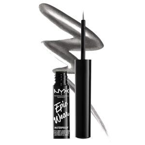 NYX 프로페셔널 메이크업 에픽웨어 메탈릭 리퀴드 라이너 오래 지속되는 워터프루프 아이라이너 건 메탈