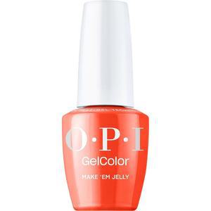 OPI 젤 컬러 불투명 크림과 시어 젤리 쉐이드 오래 지속되는 UV 큐어 매니큐어 고광택 비건 & 헤마 프리 만들기 컬렉션 여름