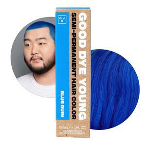 굿 다이 영 스트레이트 앤 스트랜드 자외선 케어 컨디셔닝 헤어 컬러 블루 루인 PPD 프리 비건 15회 이상 클렌징 지속