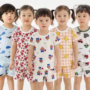 [앙쥬봉봉][ 시.선.집.중 최대 30% ] 어린이날선물/26SS/유아동내의/실내복/풍기인견/반팔/앙쥬봉봉내복/5부/7부