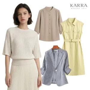 [40%][카라外] 봄부터 여름까지~ 인기 데일리룩 100종! 티셔츠/블라우스/반소매 자켓 외