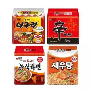농신새너(농심라면4,새우탕면4,신라면5,너구리5)