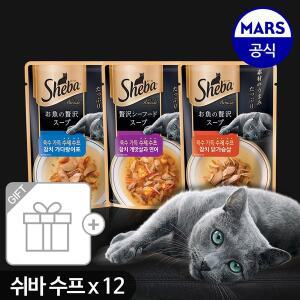 [쉬바] 수제 수프 40g x12개/고양이간식