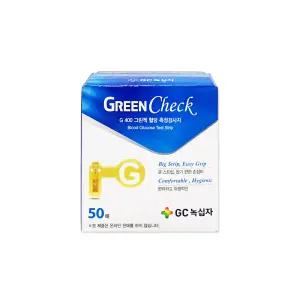 GC녹십자 G400 그린첵 혈당 측정검사지 50매[1통]