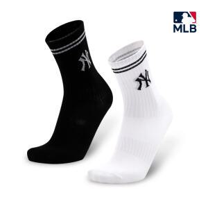 MLB 남성 로고 장목 양말 3족