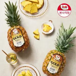 [Dole 본사직영] 스위티오 골드파인애플 4개 (개당 1.7kg 내외)