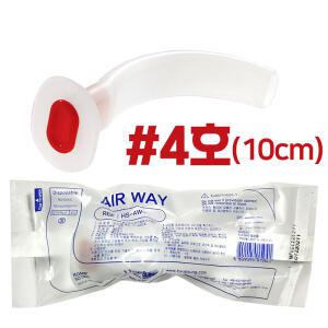 협성 멸균 에어웨이 4호 빨강 10cm 기도확보 airway
