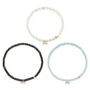 도로시 [도로시] 14k 고래꼬리 천연석 비즈 팔찌 3type)