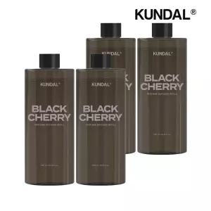 쿤달 퍼퓸 디퓨저 리필 블랙체리 500ml x4개