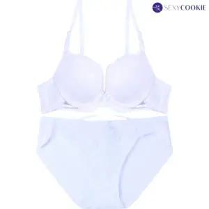 [롯데백화점]섹시쿠키 섹시퓨어 퍼펙트핏 화이트브라 햄세트SCWBZ415SCWPZ415