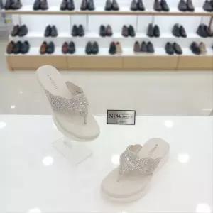 [탠디]여성 4CM 초경량 컴포트 발등 핫피스 포인트 쪼리 뮬 X24037_IC