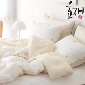 호벤 자수 모달 옥수수솜 차렵이불 베개세트(Q) by효재