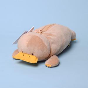 동물 오리 인형 너구리 필통 파우치