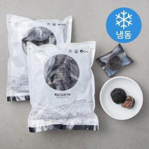 제주떡집 흑임자 오메기떡 (냉동) 400g, 2개 one option