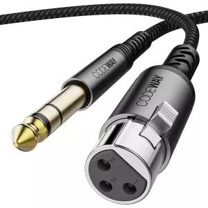 코드웨이 XLR to 5.5 TRS 마이크 케이블 암 3M