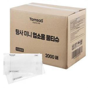 탐사 미니 업소용 물티슈, 2000개 one option