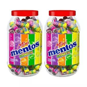 멘토스 미니 뉴레인보우 1000g  100입, 2개