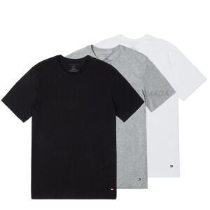 타미힐피거 09TCR01 크루넥 반팔 티셔츠 블랙, 그레이, 화이트  SET