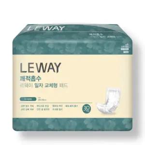 르웨이 일자 교체형 패드 30입 2팩