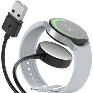 갤럭시워치7 충전기 무선 고속 마그네틱 충전독 USB-A타입 케이블 블랙 (워치 7 FE 울트라 6 5 4 3 액티브2