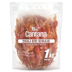 칸타나 사사미 강아지간식 대용량 치킨트위스트 1kg