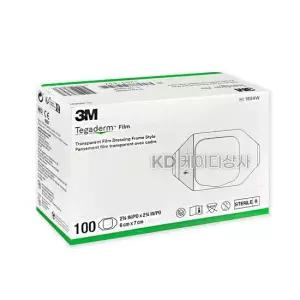 3M 테가덤 1624W 6cmX7cm 100매 투명 필름 드레싱
