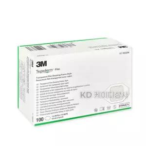 3M 테가덤 1622W 4.4cmX4.4cm 100매 투명 방수 반창고