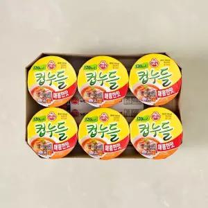 오뚜기 컵누들 매콤한맛 컵 (37.8GX6)