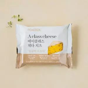 피코크 에이클래스 체다 슬라이스치즈 210g (30gX7)