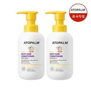 [아토팜] 실키 헤어 컨디셔너 300mlX2 (증정)클렌징패드+징크선크림10g*2 4/27~5/3