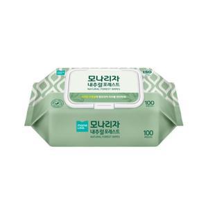 모나리자 내추럴 포레스트 물티슈 캡형 100매 x 10개