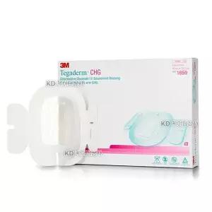 3M 테가덤 CHG 1659 25매 10x15.5cm 글루콘산클로르헥시딘 IV 카테터 고정드레싱
