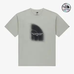 [노스페이스] [노스페이스 공식] NT7UR13L 화이트라벨 미스티 로고 반팔 라운드티_WHITE SAND