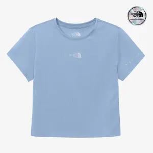 [노스페이스] [노스페이스 공식] NT7UR35M 화이트라벨 여성 벤트런 반팔 라운드티_POWDER BLUE