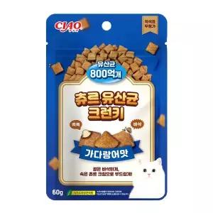 이나바 츄르 유산균 크런키 가다랑어 60g (TSC-202K)