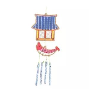 [셀러에이드]DIY 전통 기와집 풍경 우드 문고리 만들기 세트 X5개