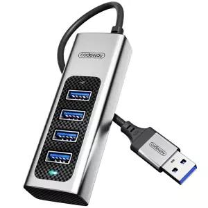 [코드웨이] USB 3.0 A타입 허브 4IN1 노트북 멀티허브