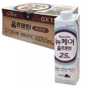 뉴케어 올프로틴 초코맛 245ml(24팩) 1박스 건강영양식 단백질 보충 음료