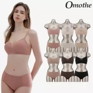 오모떼 [26SS신상][최초가 159 900원] 올데이 에센셜 심플 누디 데일리 브라팬티 12종 풀패키지