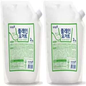 플레인 요거트 2kg, 2개