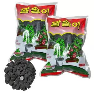 고형 유박 알비료 500g 2개 유기질 비료 웃거름 식물 영양제 텃밭 화분