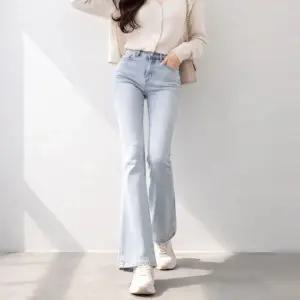 [SPM] 여성용 스판좋은 숏 베이직 롱 부츠컷스판인밴딩데님진 히든밴드 몸매보정 청바지 빅사이즈 사계절용