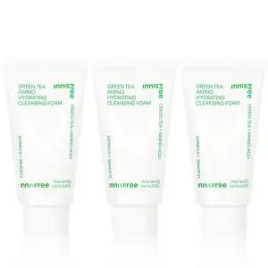 [셀러허브][이니스프리] 이니스프리 그린티 수분 아미노 클렌징 폼 150g 3개 (S16574954)