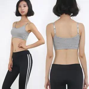 [미미캐츠]이너페어리 3102 스포츠 브라탑 끈나시 탑브라 요가복